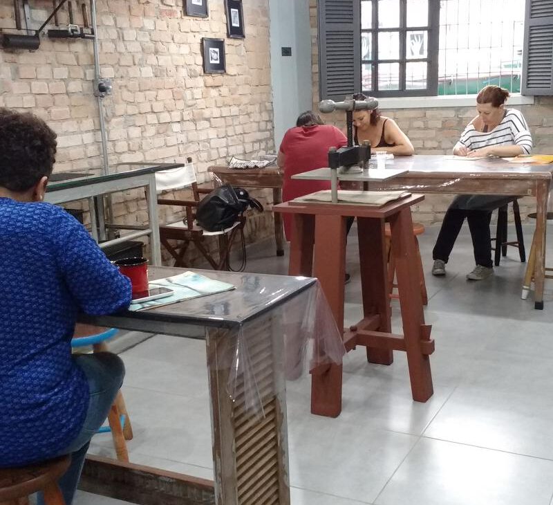 Ateliers em Santos - Revista Nove - Gravurar - Foto Divulgação2
