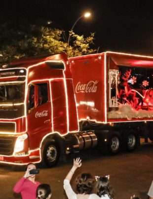 Caravana de Natal da Coca-Cola em Santos e São Vicente - Revista Nove - Foto Divulgação