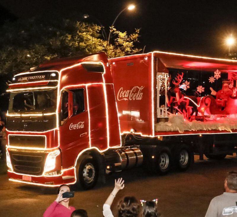 Caravana de Natal da Coca-Cola em Santos e São Vicente - Revista Nove - Foto Divulgação