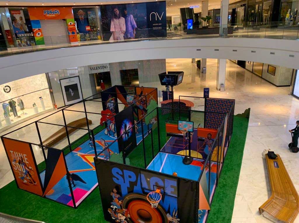'Space Jam Um novo Legado' é a nova atração do Shopping Parque
